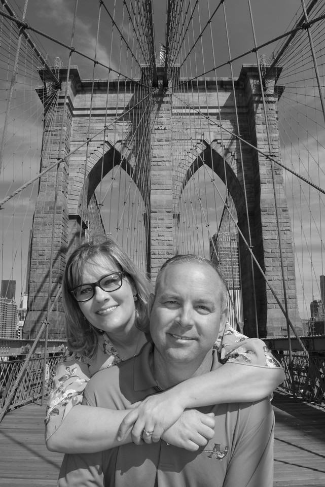 Chad and Holly Brooklyn Bridge
